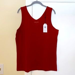 Universal Standard Double V-neck Tank